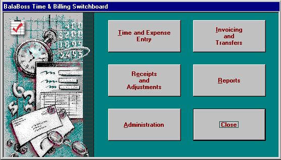 BalaBoss Time Billing Switchboard